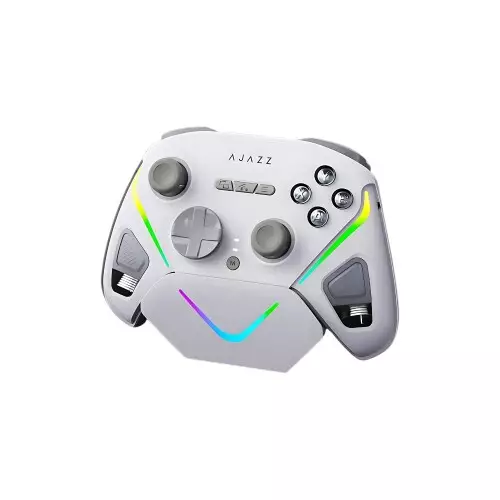 Ajazz GP100 Tri-mode Gamepad with charging dock (White)