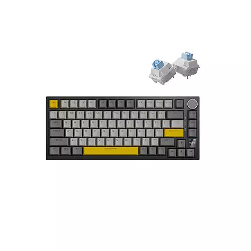 Ajazz AK820 Pro 75% Gasket-mounted Tri-mode Mechanical Keyboard (Blue Switch)