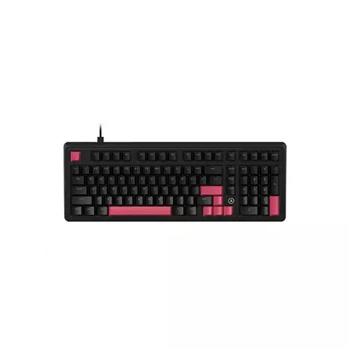 AJAZZ AK980 Mixed Light Wired Mechanical Keyboard - Black Red (Red Switch)