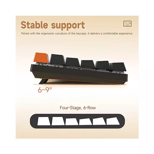 AJAZZ NK104 RGB Hot-Swappable Mechanical Keyboard - Stray Night Gray (AS Red Switch)-gallery-3