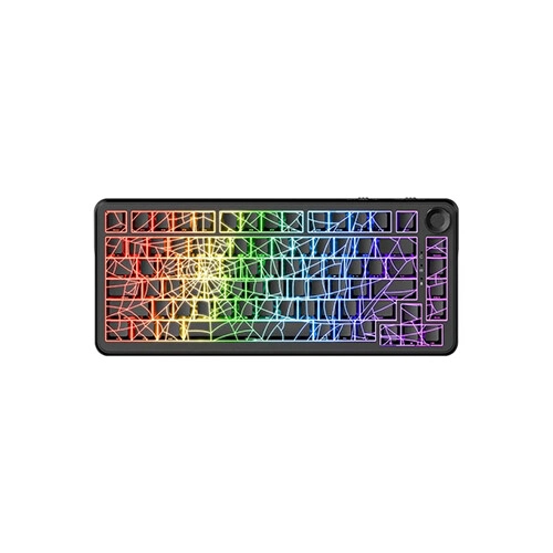 Ajazz AK820 MAX Ultra HE Tri-Mode Mechanical Keyboard (Spider Web Black)