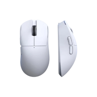 AJAZZ NJ08 MC Tri-Mode Gaming Mouse(White) - 1