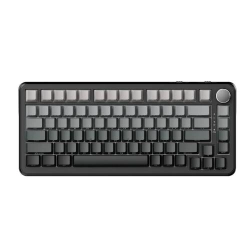 Ajazz AK820 MAX Plus Gradient Gray Tri-Mode Mechanical Keyboard
