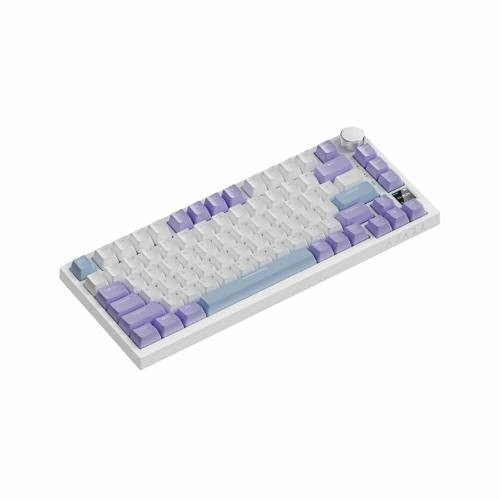 Ajazz AK820 Pro 75% Tri-mode Purple White Blue Mechanical Keyboard - 1