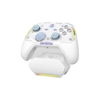AJAZZ GP100 NS White Wireless Gaming Controller with Charging Dock