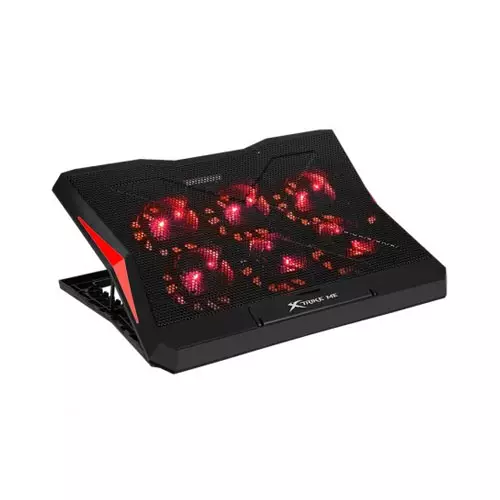 Xtrike Me FN-811 6 Fan Red Backlit 2-port Laptop Cooler - 0