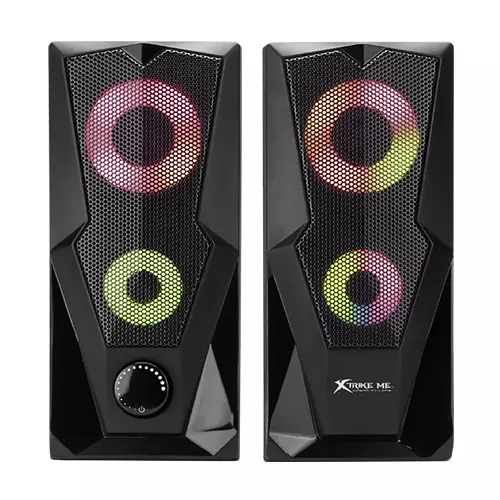 XTRIKE ME SK-501 2.0 CHANNEL STEREO RGB HIGH-QUALITY GAMING SPEAKER