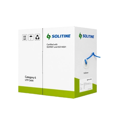 Solitine SOL6156-BL-U Cat-6 UTP Cable Box 305 Meter - 1
