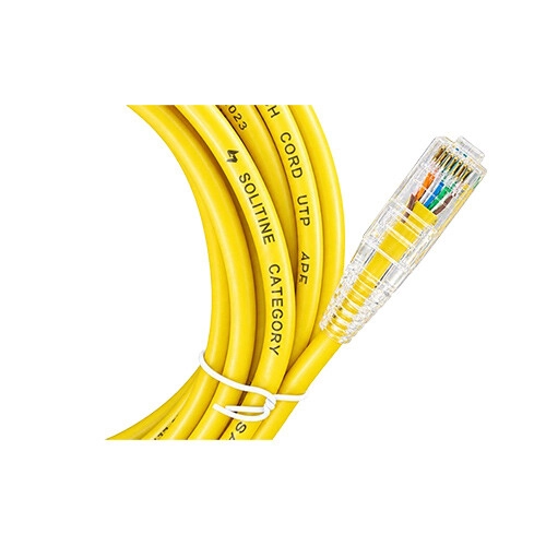 Solitine SOPC50Y-6 5m Cat6 UTP Patch Cable (Yellow) - 1