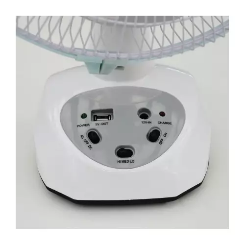 SMART SEH-RT12 12-inch LED Rechargeable Table Fan-1