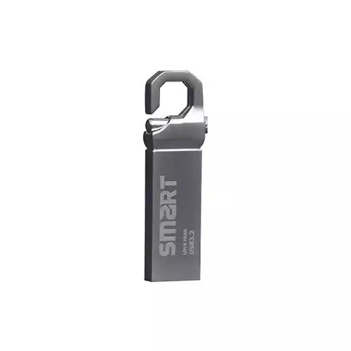 Smart Lock Head 64GB Metal Body USB 3.2 Silver Pen Drive