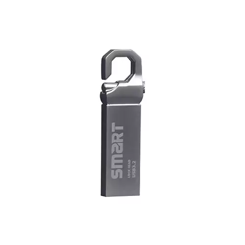 Smart Lock Head 64GB Metal Body USB 3.2 Silver Pen Drive