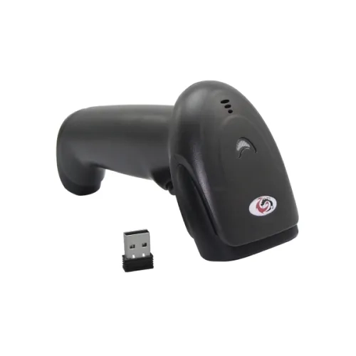 SUNLUX XL-9309B LASER WIRELESS BARCODE SCANNER - BLACK
