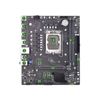 Abit H610M-K Motherboard Support Intel 12th 13th 14th gen processors