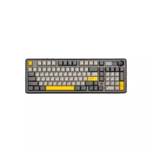 Ajazz AK980 Tri-mode Mechanical Keyboard with TFT Color Screen - Stray Night Gray (Gift Switch)