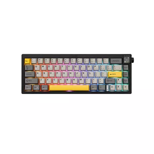 Ajazz AK650 RGB Hot Swappable Tri Mode Mechanical Keyboard With Display Screen and Knob-gallery-1