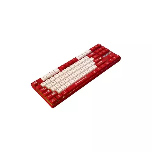 Ajazz AK870 MC Hot-swap 87-Key Red White Mechanical Keyboard-gallery-1