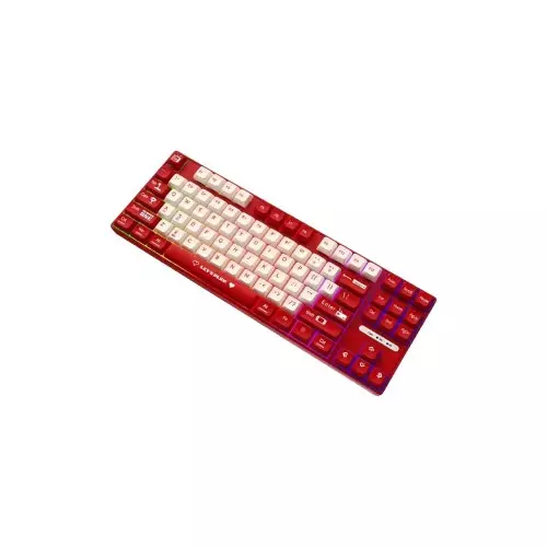 Ajazz AK870 MC Hot-swap 87-Key Red White Mechanical Keyboard-gallery-2