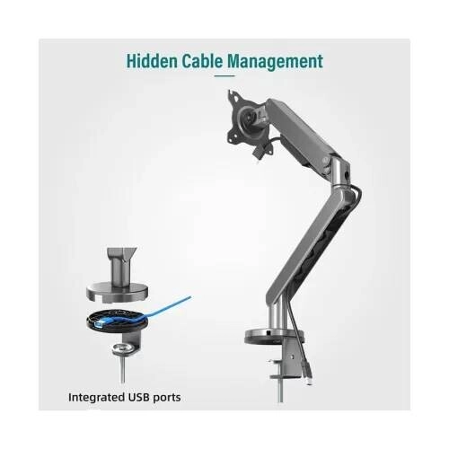 Kaloc DS120 Adjustable Single Monitor Arm - 1