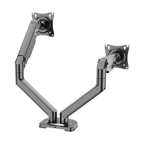 Kaloc DS200-2 Adjustable Dual Arm Monitor Mount Stand - 2