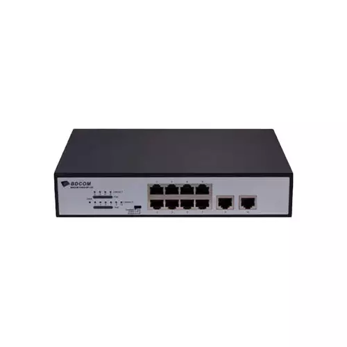 BDCOM S1510-8P 8 PORT GIGABIT POE UNMANAGED SWITCH