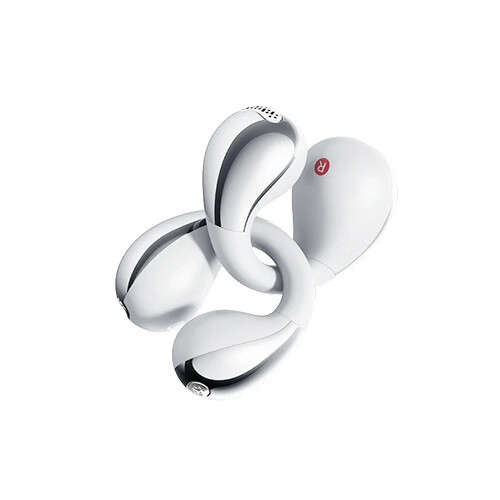 QCY Crossky C30S Open Ear Clip-On Wireless Earbuds (White) - 1