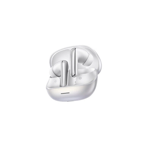 QCY MeloBuds N65 BT 6.0 Wireless Earbuds  White With Adaptive ANC