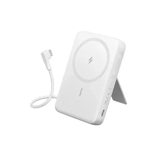 Anker Zolo A1685 10000mAh 30W Magnetic Power Bank with Type-C Cable (White)