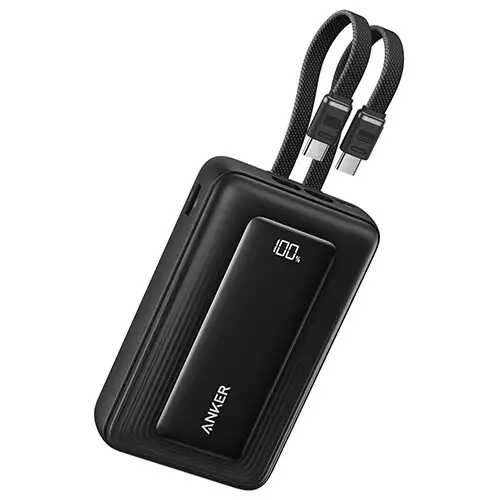 Anker Zolo 20000mAh 45W Power Bank With Built-in Dual Type-C Cable