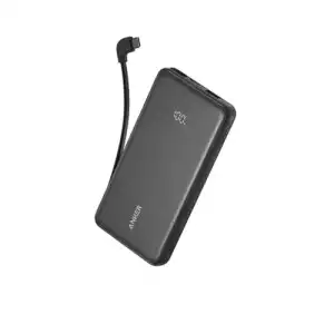 Anker Zolo 10000mAh 22.5W Fast Charging Power Bank with Built-in Type-C Cable