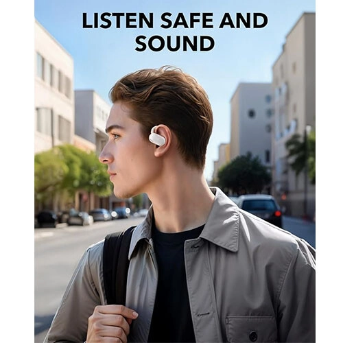 Anker Soundcore V20i Bluetooth Open-Ear Earbuds (White) - 1