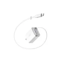 Anker Nano 35W USB-C Charger with Built-In Retractable Cable (Shell White)