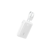 Anker Zolo 45W 20000mAh Power Bank White with Dual Built-in Type-C Cable