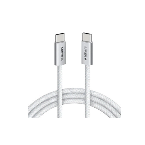 Anker Zolo 240W USB C to USB C Braided Cable (White)