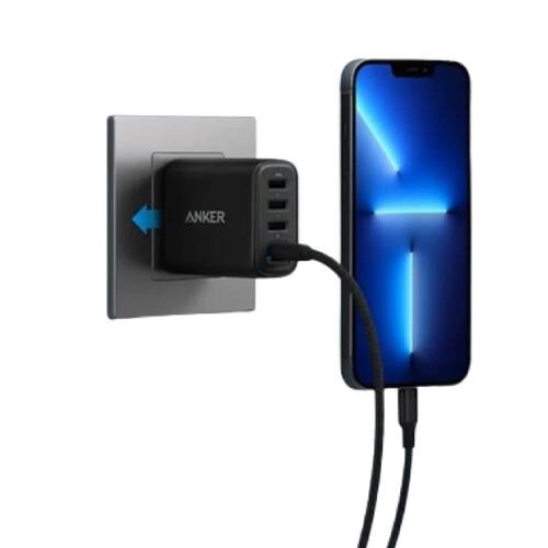 Anker Zolo A121CP11 70W 4-Port Black Fast Charging Station - 1