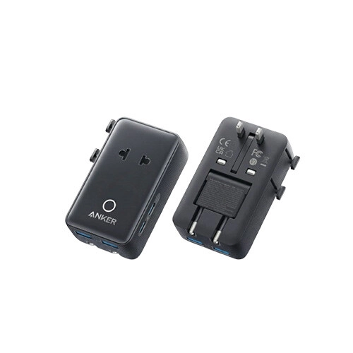 Anker Nano 5-in-1 20W Universal Fast Charging Travel Adapter (Black)