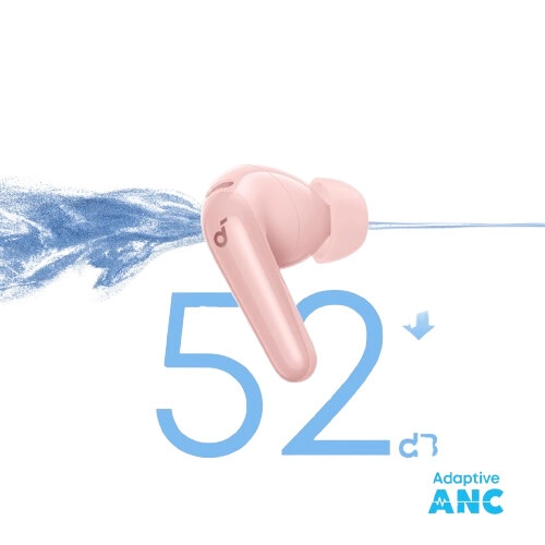 Anker SoundCore P31i Earbuds with Adaptive ANC (Rose Red) - 2