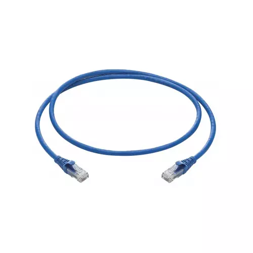R&M CAT6 U/UTP 4P LSZH 1 METER BLUE PATCH CORD