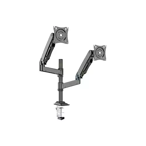 Kaloc KLC-DH200 Adjustable Double Arm Monitor Desk Mount Stand-gallery-1