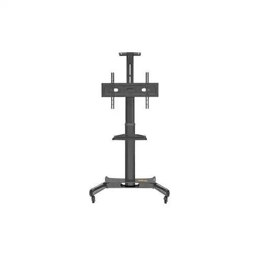 Kaloc KLC-161/B 32-55 Inch Black Adjustable Mobile TV Trolley For IFP