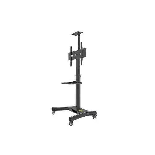 Kaloc KLC-161/B 32-55 Inch Black Adjustable Mobile TV Trolley For IFP - 2