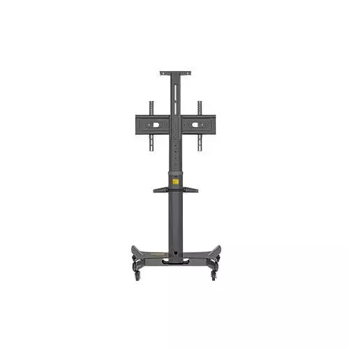 Kaloc KLC-161/B 32-55 Inch Black Adjustable Mobile TV Trolley For IFP - 3