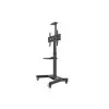 Kaloc KLC-161/B 32-55 Inch Black Adjustable Mobile TV Trolley For IFP-2