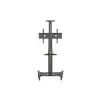Kaloc KLC-161/B 32-55 Inch Black Adjustable Mobile TV Trolley For IFP-3