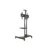 Kaloc KLC-150/B 32-75 Inch Black Adjustable Mobile TV Trolley For IFP-2