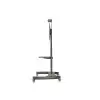 Kaloc KLC-150/B 32-75 Inch Black Adjustable Mobile TV Trolley For IFP-3