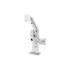 KALOC KLC-DS160-2/S 22-32 Inch Dual Arm Two Screen Monitor Silver Mount Stand-1