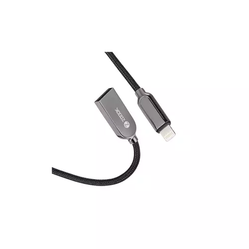 ZOOOK MAGICLIGHT I3 USB A TO LIGHTNING SMART LED FAST CHARGING CABLE-gallery-2