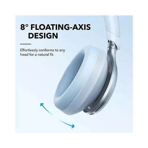 Anker Soundcore Space One Wireless Over-Ear Bluetooth Headset (Blue)-2