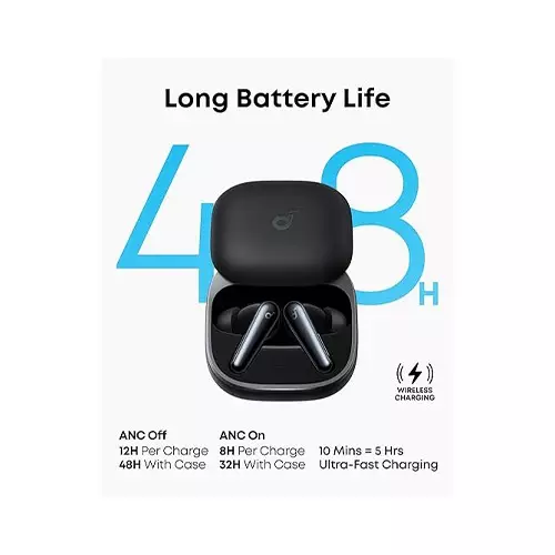 Anker Soundcore Liberty 5 NC True Wireless Earbuds (Black)-2